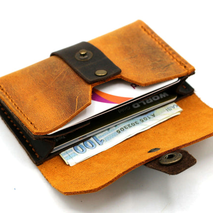 Kalalau Handcrafted Leather Belt-Mounted Card Holder for Timeless Elegance