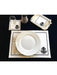 Luxurious 3D Embroidered Placemat Collection: 12-Piece Set for Exquisite Dining