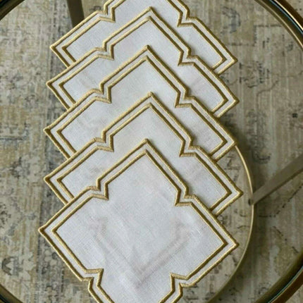 Exquisite Handcrafted Embroidered Table Decor Set with Placemats and Coasters
