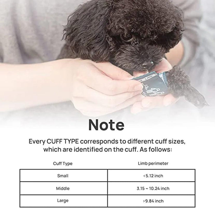 Automated Veterinary Blood Pressure Monitor for Pets with Software and Customizable Cuffs