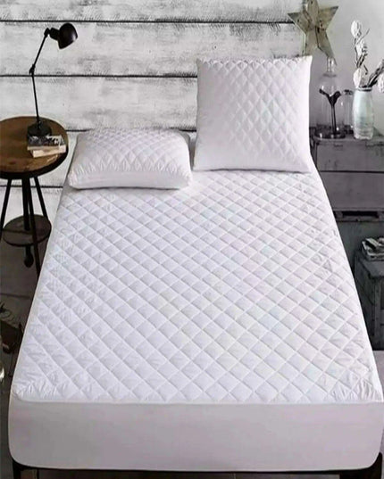 Premium Waterproof Turkish Cotton Mattress Protector - Ultimate Sleep Shield