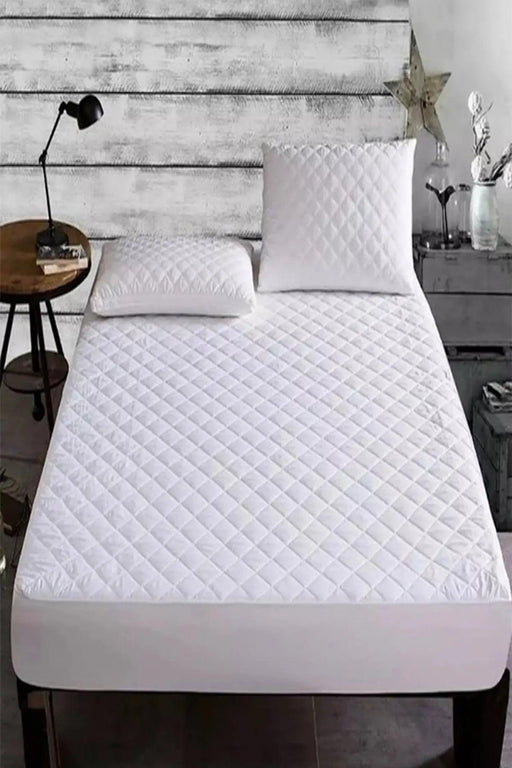 Premium Waterproof Turkish Cotton Mattress Protector - Ultimate Sleep Shield