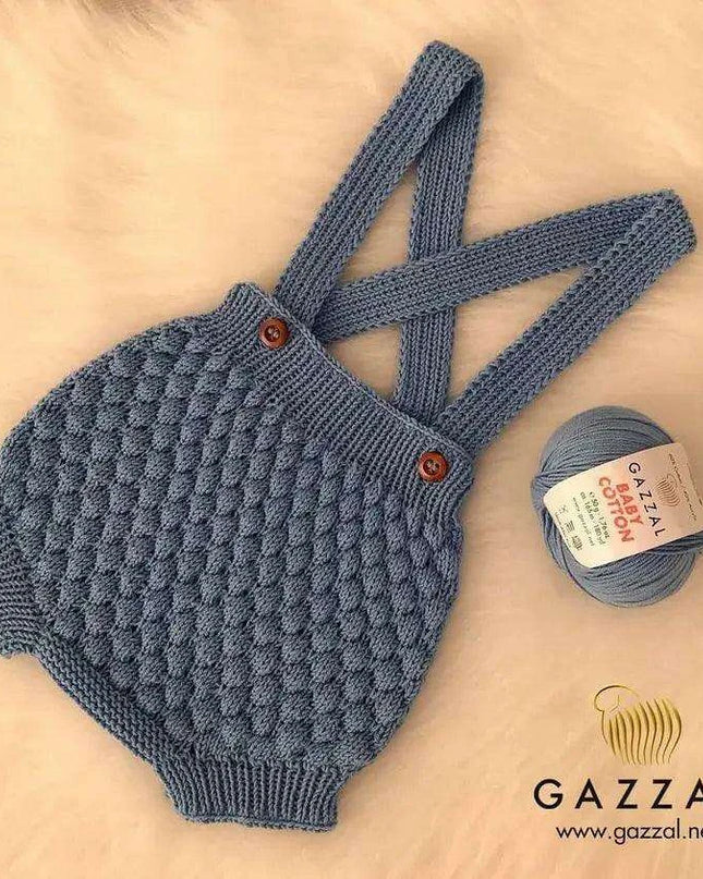 Gazzal Baby Cotton Ball Hand Knitting Yarn - 50g, 165m, Soft Cotton-Acrylic Blend for Creative Crochet & DIY Projects, Turkish Quality