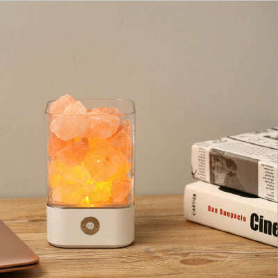 USB Crystal Light Himalayan Salt LED Lamp - Très Elite
