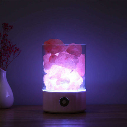 USB Crystal Light Himalayan Salt LED Lamp - Très Elite