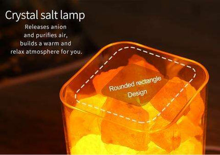 USB Crystal Light Himalayan Salt LED Lamp - Très Elite