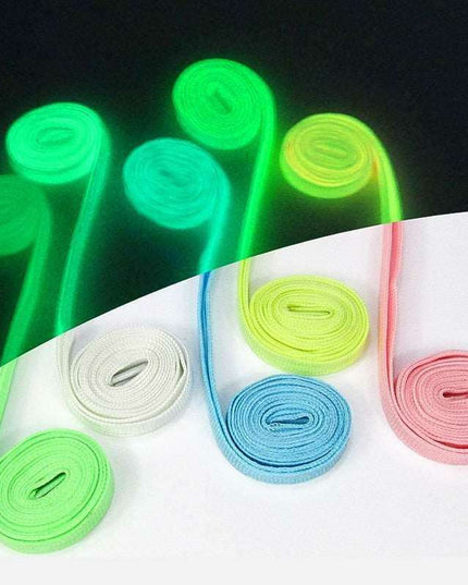 Radiant Nighttime Shoelaces - Shine Bright with Vibrant Glow