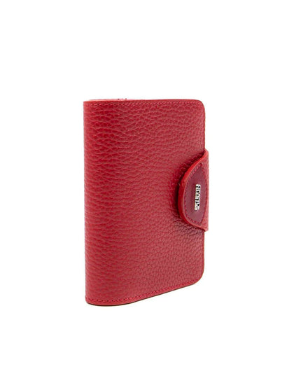 Sophisticated Leather ID Holder Wallet with Multiple Card Slots and Coin Storage