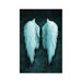 Celestial Serenity: White Angel Wings Canvas Art for Luxurious Home Aesthetics