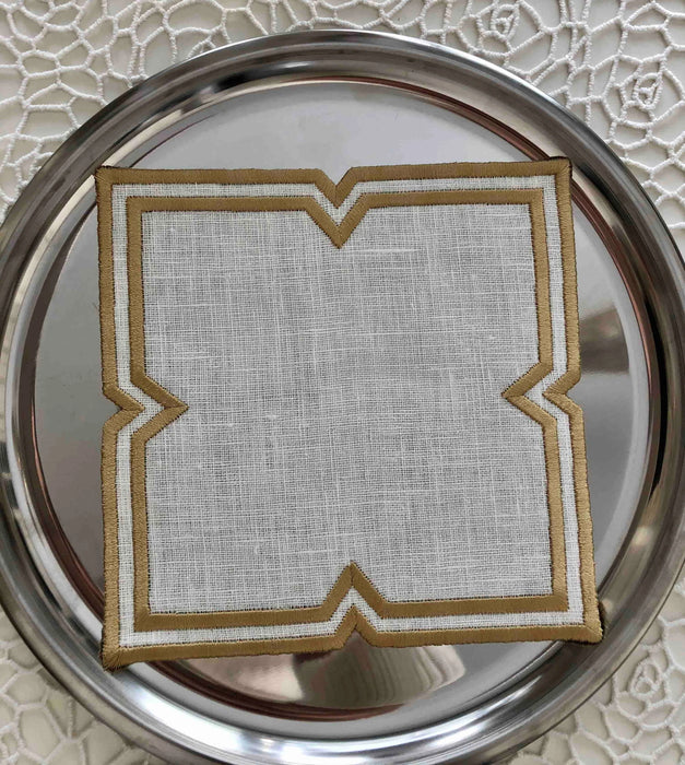 Rectangle embroidery table placemat pad napkin placemat cup dish coaster tea doily kitchen hand made coctail coffee