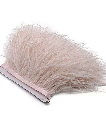 Luxe Ostrich Feather Trim for Exquisite Crafting and Design