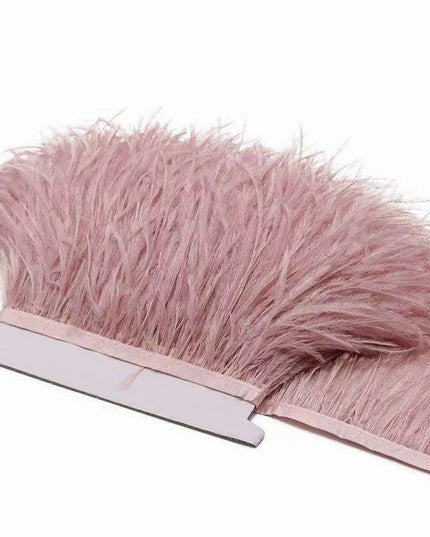 Luxe Ostrich Feather Trim for Exquisite Crafting and Design