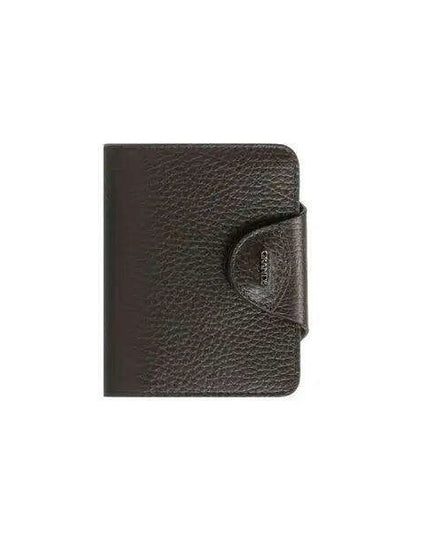 Sophisticated Leather ID Holder Wallet with Multiple Card Slots and Coin Storage