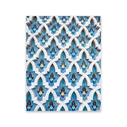 Moroccan Coastal Serenity Canvas Art - Enrich Your Space with Bohemian Charm