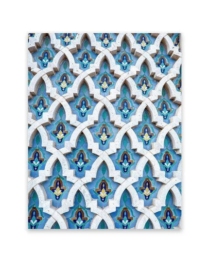 Moroccan Coastal Serenity Canvas Art - Enrich Your Space with Bohemian Charm