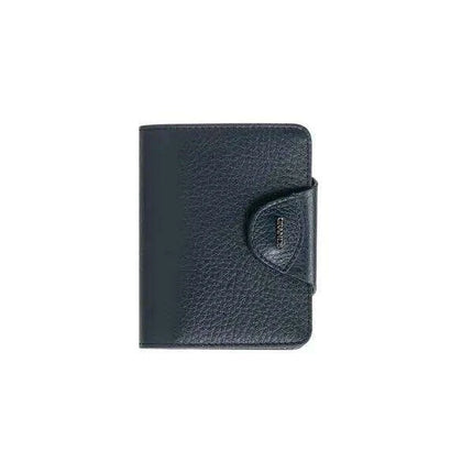 Sophisticated Leather ID Holder Wallet with Multiple Card Slots and Coin Storage