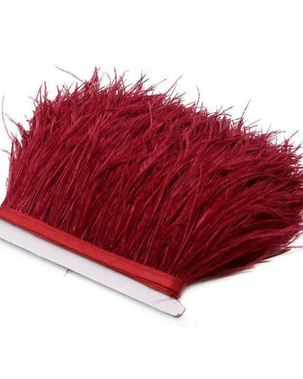Luxe Ostrich Feather Trim for Exquisite Crafting and Design