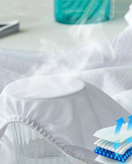 Premium Liquidproof Mattress Protector - Turkish Cotton Blend for All-Weather Comfort