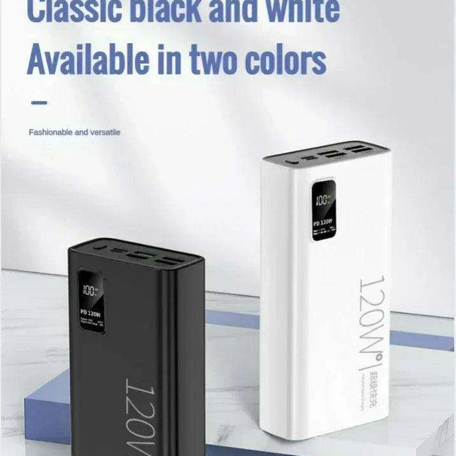 Ultimate 120W Quick Charge Power Bank - High Capacity Mobile Device Charger