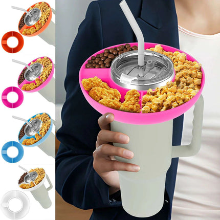 Ultimate 3-Compartment Snack Bowl for 40oz Tumblers - Très Elite