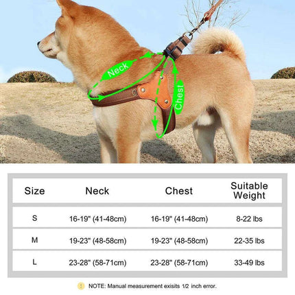 Ultimate Adjustable Nylon Dog Harness - Comfort Vest for All Breeds - Très Elite