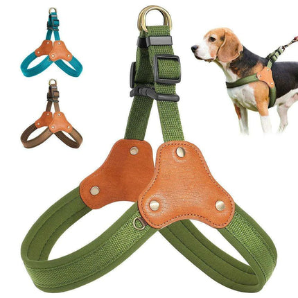 Ultimate Adjustable Nylon Dog Harness - Comfort Vest for All Breeds - Très Elite