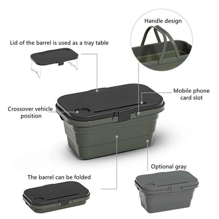 Ultimate All-in-One Picnic Basket for Outdoor Adventures - Compact and Versatile Storage Solution - Très Elite