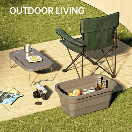 Ultimate All-in-One Picnic Basket for Outdoor Adventures - Compact and Versatile Storage Solution - Très Elite