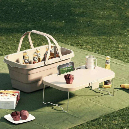 Ultimate All-in-One Picnic Basket for Outdoor Adventures - Compact and Versatile Storage Solution - Très Elite