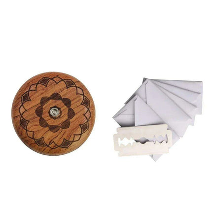 Ultimate Artisan Bread Lame Kit with 5 Precision Blades and Stylish Leather Case - Très Elite