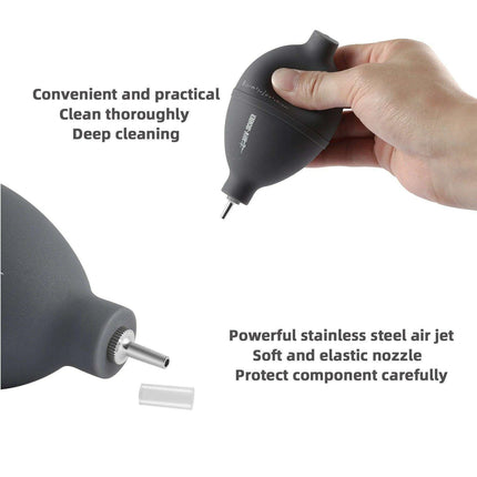 Ultimate Coffee Gear & Tech Cleaning Kit with Air Blower & Lens Care - Très Elite