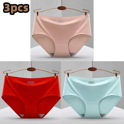 Ultimate Comfort 3-Pack Women's Seamless Hipster Briefs - Invisible Raw-Cut Underwear - Très Elite