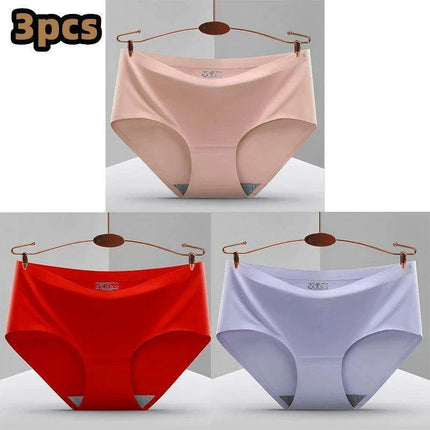 Ultimate Comfort 3-Pack Women's Seamless Hipster Briefs - Invisible Raw-Cut Underwear - Très Elite