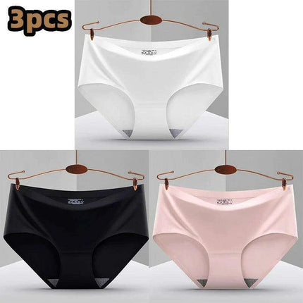 Ultimate Comfort 3-Pack Women's Seamless Hipster Briefs - Invisible Raw-Cut Underwear - Très Elite