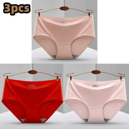 Ultimate Comfort 3-Pack Women's Seamless Hipster Briefs - Invisible Raw-Cut Underwear - Très Elite