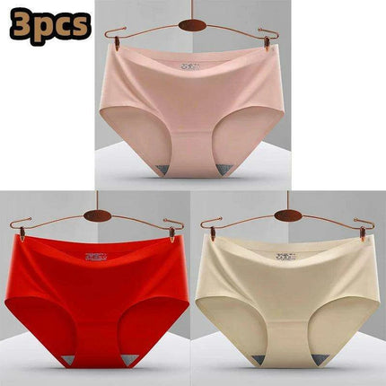 Ultimate Comfort 3-Pack Women's Seamless Hipster Briefs - Invisible Raw-Cut Underwear - Très Elite