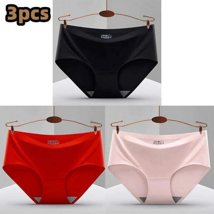 Ultimate Comfort 3-Pack Women's Seamless Hipster Briefs - Invisible Raw-Cut Underwear - Très Elite