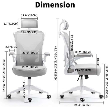 Ultimate Comfort Ergonomic Gaming Chair in Sleek Grey with Adjustable Features - Très Elite