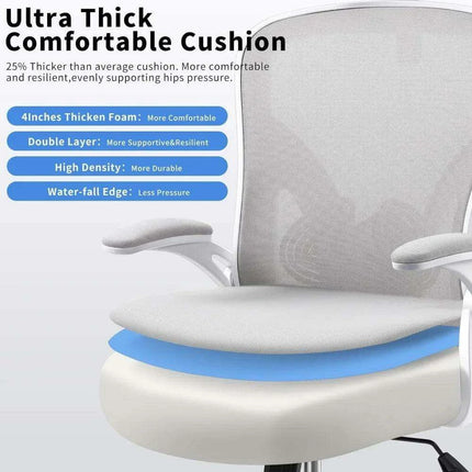 Ultimate Comfort Ergonomic Gaming Chair in Sleek Grey with Adjustable Features - Très Elite