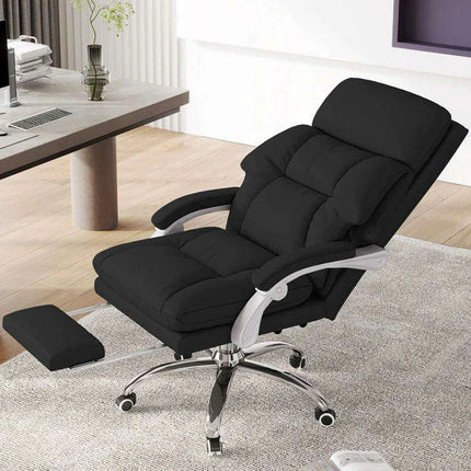 Ultimate Comfort Ergonomic Gaming Chair with Footrest and 360-Degree Swivel Action..