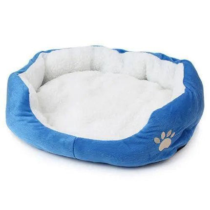 Ultimate Comfort Faux Fur Pet Bed with Raised Rim - Très Elite