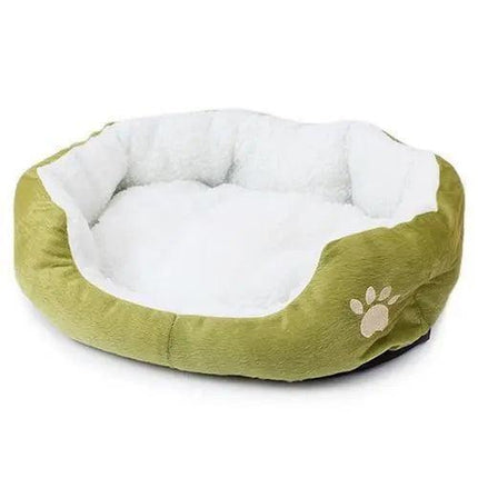 Ultimate Comfort Faux Fur Pet Bed with Raised Rim - Très Elite