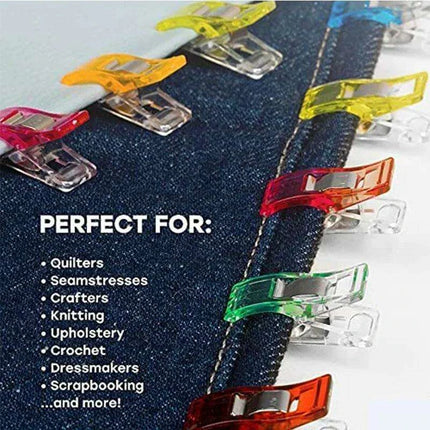 Ultimate Crafting Clips Set for Sewing, Quilting, and DIY - Available in 10/20/50 Packs - Très Elite