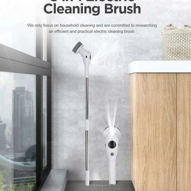 Ultimate Electric Scrubber System with Adjustable Speed and LED Illumination - Comprehensive Home Cleaning Solution
