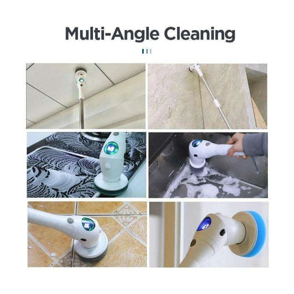 Ultimate Electric Scrubber System with Adjustable Speed and LED Illumination - Comprehensive Home Cleaning Solution - Très Elite