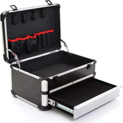 Ultimate Ergonomic Aluminum Toolbox with Organized Drawers - The Perfect Portable Storage Solution - Très Elite