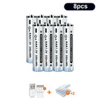 8pcs 600mAh AAA