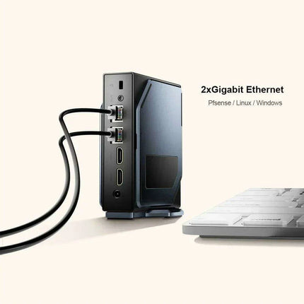 Ultimate Intel Alder Lake Mini PC: Dual SSD Storage, 4K Visuals, Windows 11 & Custom RGB Lighting - Très Elite