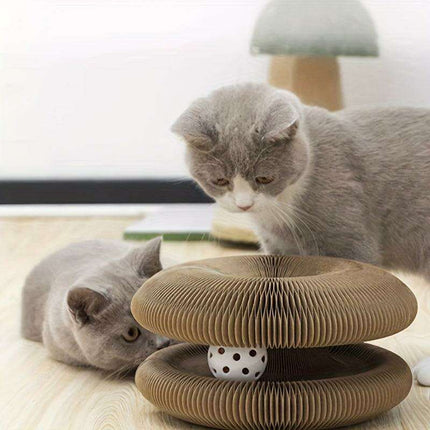 Ultimate Interactive Scratching Post - Engaging Playtime Solution for Indoor Cats - Très Elite