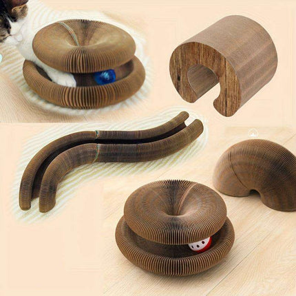 Ultimate Interactive Scratching Post - Engaging Playtime Solution for Indoor Cats - Très Elite